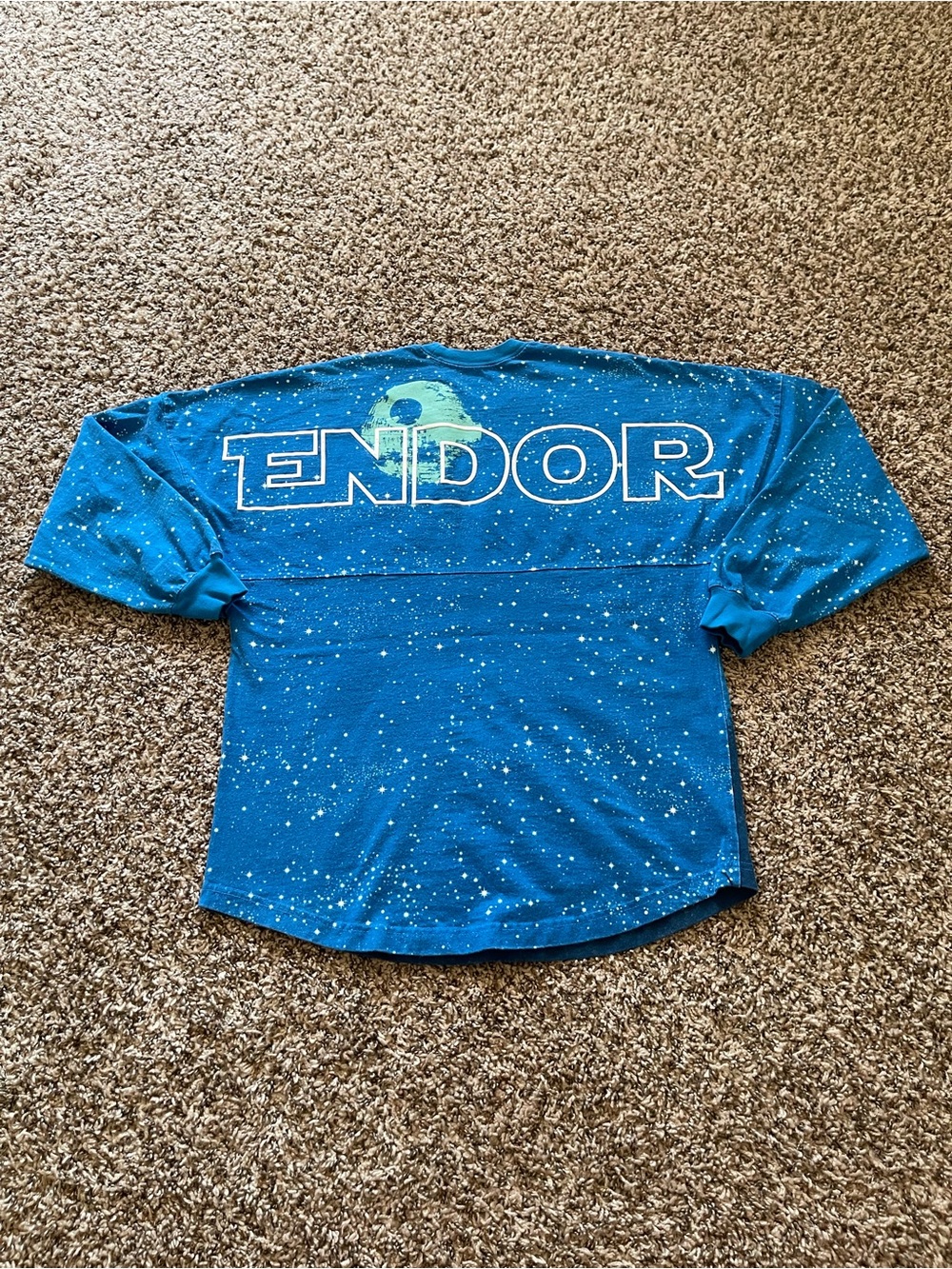 Star Wars Endor Spirit Jersey Disney Parks Blue Ewok Return of the Jedi Small - Picture 2 of 12